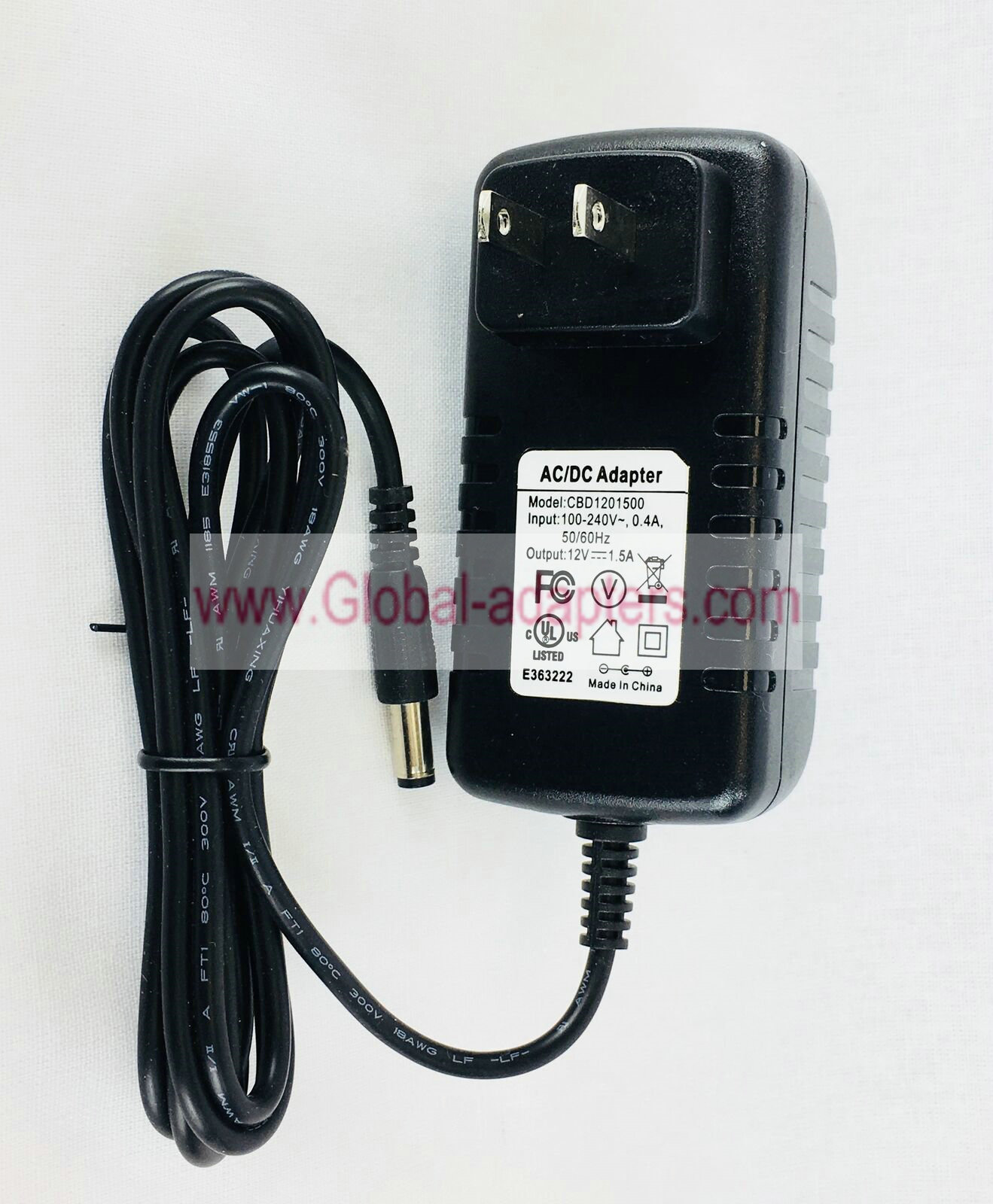 Brand New 12V 1.5A AC/DC Adapter for CBD1201500 Power Supply - Click Image to Close